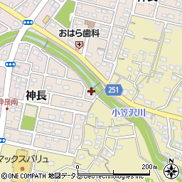 静岡県袋井市神長14周辺の地図