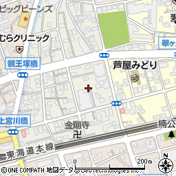 兵庫県芦屋市親王塚町4-32周辺の地図