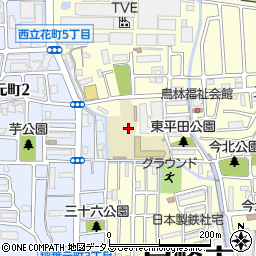 兵庫県尼崎市西立花町4丁目5周辺の地図