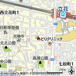 兵庫県尼崎市西立花町2丁目6周辺の地図