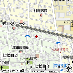 尼崎七松町高層住宅周辺の地図