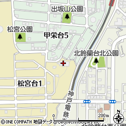 カトレア神戸周辺の地図