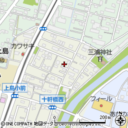 静岡県浜松市中央区十軒町262周辺の地図