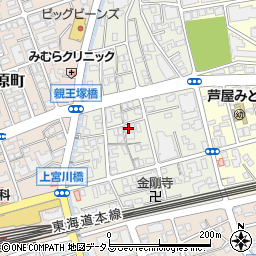 兵庫県芦屋市親王塚町5-6周辺の地図
