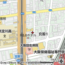 フレア新大阪周辺の地図