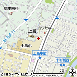 静岡県浜松市中央区十軒町23周辺の地図