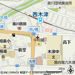 京都府木津川市相楽高下22-1周辺の地図