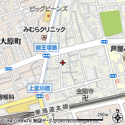 兵庫県芦屋市親王塚町7-17周辺の地図