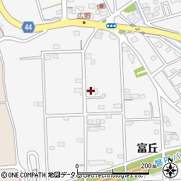 静岡県磐田市富丘295周辺の地図
