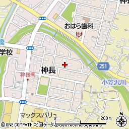 静岡県袋井市神長11-26周辺の地図