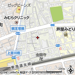 兵庫県芦屋市親王塚町5-11周辺の地図