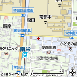 愛知県豊橋市町畑町森田45周辺の地図