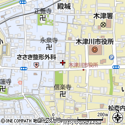 京都府木津川市木津町南垣外15周辺の地図