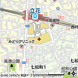 尼崎市役所　健康福祉局・保健所感染症対策担当周辺の地図