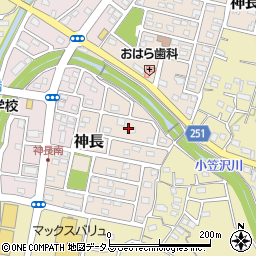 静岡県袋井市神長11周辺の地図
