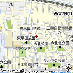 兵庫県尼崎市西立花町2丁目31-62周辺の地図
