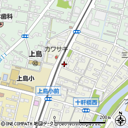 静岡県浜松市中央区十軒町236周辺の地図