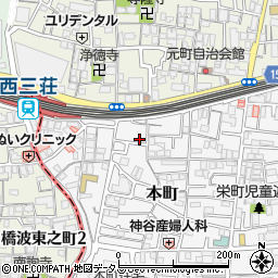 大阪府門真市本町7-8周辺の地図