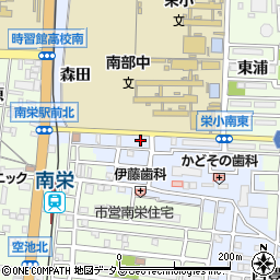 愛知県豊橋市町畑町森田45-2周辺の地図