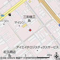 前田道路株式会社豊橋営業所周辺の地図
