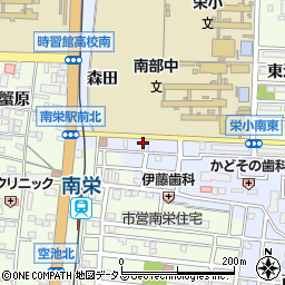 愛知県豊橋市町畑町森田45-12周辺の地図