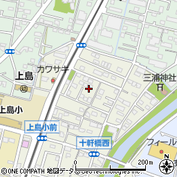 静岡県浜松市中央区十軒町222周辺の地図
