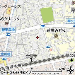兵庫県芦屋市親王塚町4周辺の地図