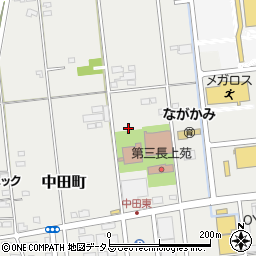 静岡県浜松市中央区中田町周辺の地図