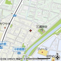 静岡県浜松市中央区十軒町285周辺の地図
