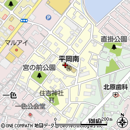 兵庫県加古川市平岡町一色東周辺の地図