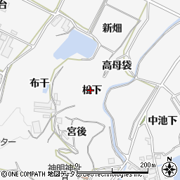愛知県南知多町（知多郡）豊丘（松下）周辺の地図