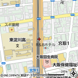 大阪府大阪市淀川区宮原周辺の地図
