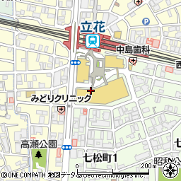 吉田薬局立花店周辺の地図