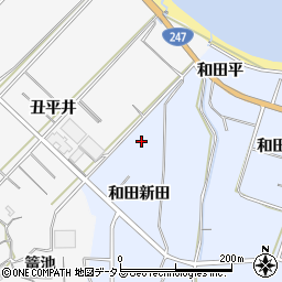 愛知県知多郡南知多町大井和田新田周辺の地図