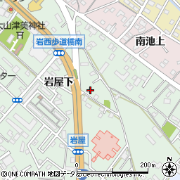 愛知県豊橋市岩屋町岩屋下33-13周辺の地図