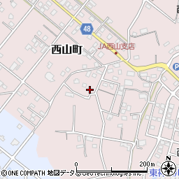 静岡県浜松市中央区西山町1794周辺の地図