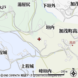 京都府木津川市加茂町高去峰垣内34周辺の地図