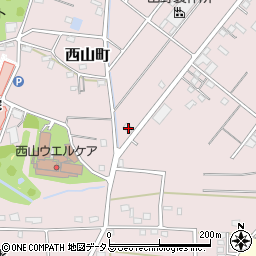 静岡県浜松市中央区西山町95周辺の地図