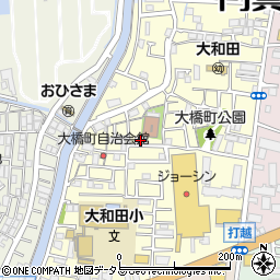 大橋町川島第６ビル周辺の地図