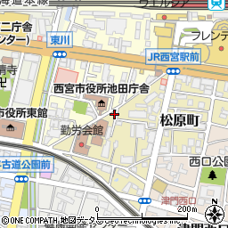 奥田成文堂周辺の地図