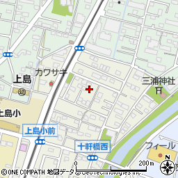 静岡県浜松市中央区十軒町223周辺の地図