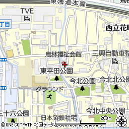 兵庫県尼崎市西立花町2丁目31-47周辺の地図