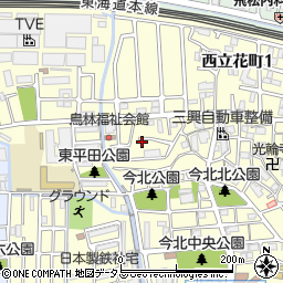 兵庫県尼崎市西立花町2丁目31周辺の地図
