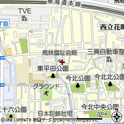 兵庫県尼崎市西立花町2丁目31-45周辺の地図