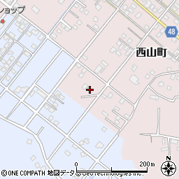 静岡県浜松市中央区西山町2412周辺の地図