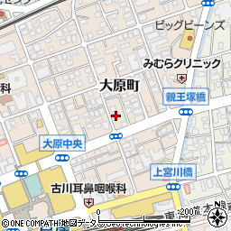 兵庫県芦屋市大原町13-2周辺の地図