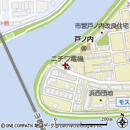 ニチワ電機尼崎工場周辺の地図