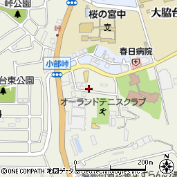 兵庫県神戸市北区山田町小部惣六畑山周辺の地図
