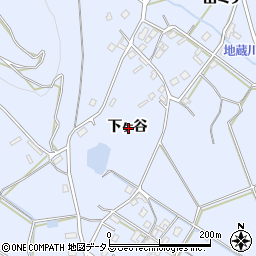 愛知県豊橋市雲谷町下ヶ谷周辺の地図