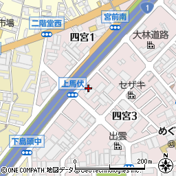 三城自動車株式会社周辺の地図